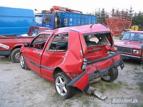 Toyota Corolla Solgt - min golf 3 efter den havde fået en transporter i røven billede 17