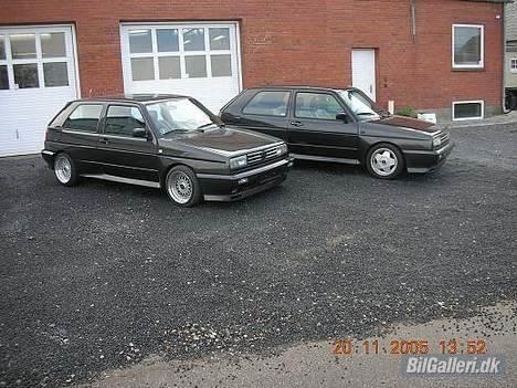 VW Rallye-golf - Her side om side. billede 9