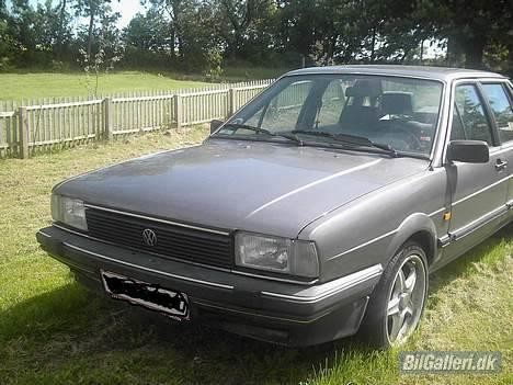 VW Santana solgt - Der står hun jo ! Er hun ikke smuk ? billede 1