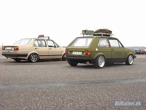 VW Golf 1 Army - Mig og min makkers Jette... billede 9