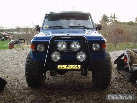 Toyota Landcruiser HJ60 *Solgt* - Lige en A-bøjle med lidt lys så man kan se lidt.. billede 2