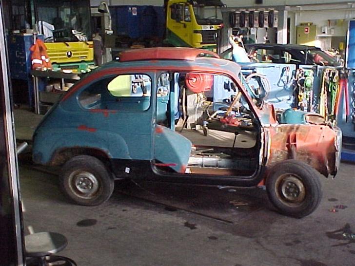 Fiat 600D - Før renovation ! billede 2