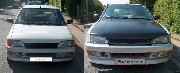 Ford Escort CLX mk. V (R.I.P) - Før og Efter bad-boy billede 7