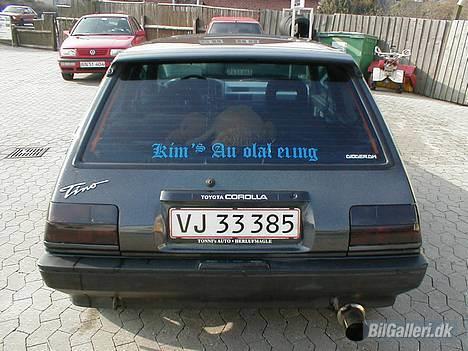 Toyota Corolla gt 16V (SOLGT) - prøv at se over i venstre hjørne af bagklappen, pga der står noget som ingen andre har billede 6