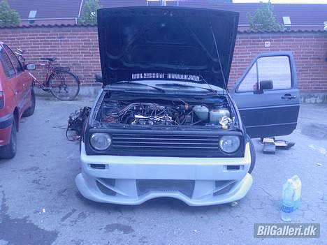 VW Golf 2 Gti 8 V - Prøvede lige en ny front...Måske.. billede 9