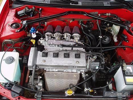 Toyota Corolla G6R med Spjældhus - sån her så det ud før jeg fik min 7a-fe motor i.. billede 8