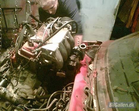 VW Golf "projekt" - Her kan turbo´en også lige ses. billede 9