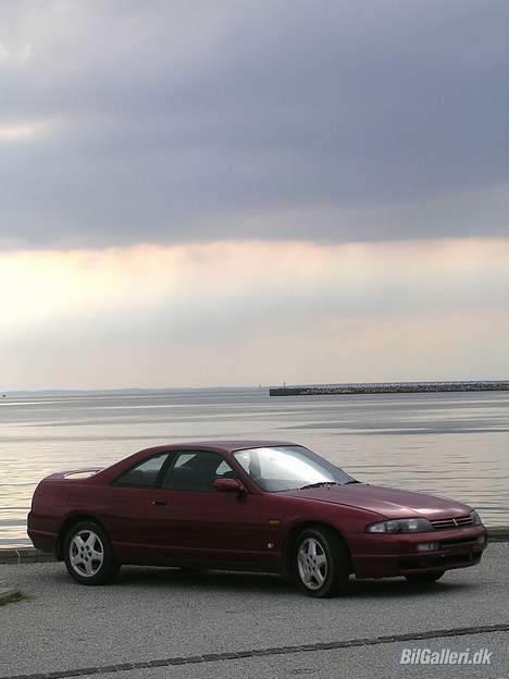 Nissan Skyline R33 GTS25t Type M - Pause på vej hjem fra København. Korsør havn. billede 12