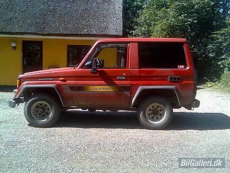 Toyota landcruiser lj70 solgt.. - standart undervogn billede 11