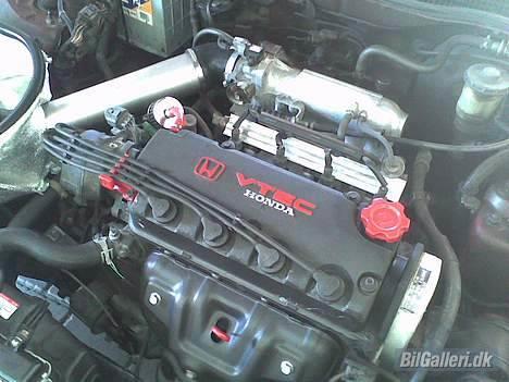 Honda Civic Esi / Solgt /  - Min motor. Lækker lyd med rustfrit rør fra indsugningen. billede 15