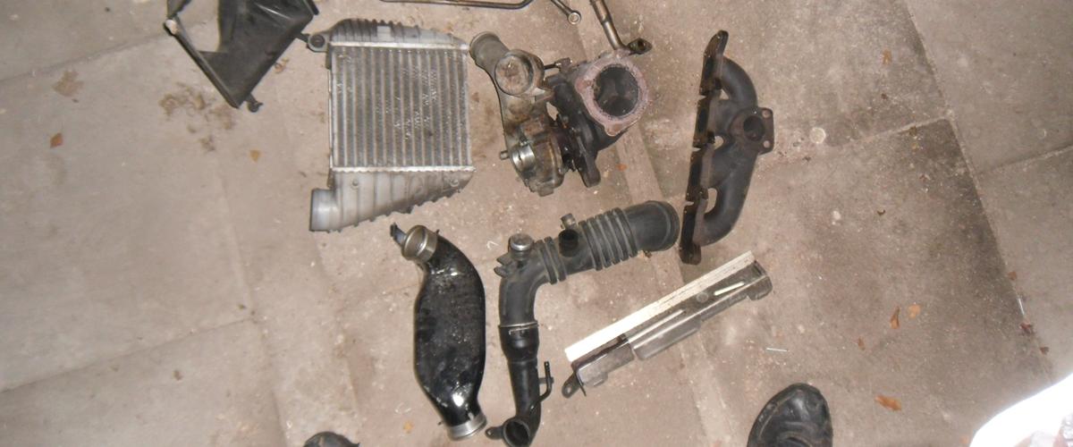 Turbo,intercooler, golf 4 gti kr. 1000 brugte reservedele