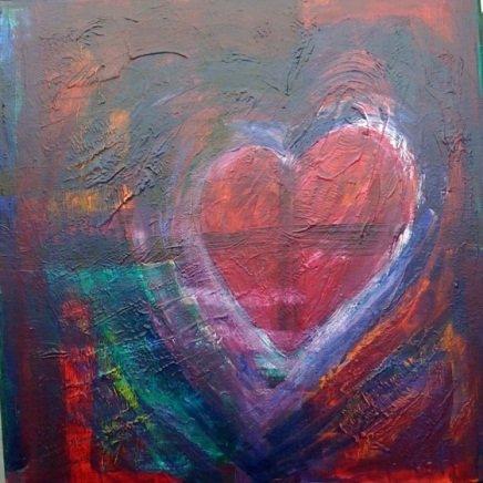 Mine malerier - Hjerte
Akryl på lærred
50x50 cm i svæveramme
kr. 1.000,-
 billede 13