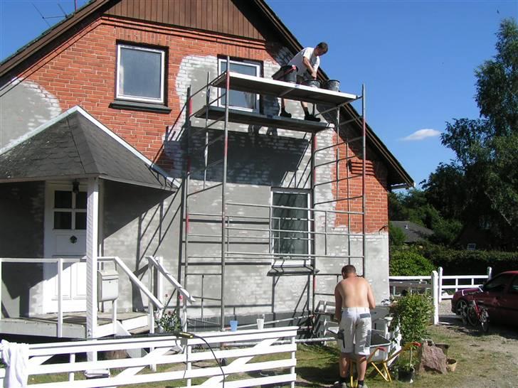 Villa 3 - et helvede at pudse her, godt jeg har en makker der er tømrer og frygtløs ;) billede 10