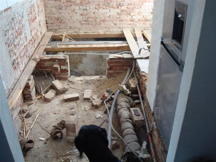 Villa 6 - Udgravning i køkkenet.  billede 12