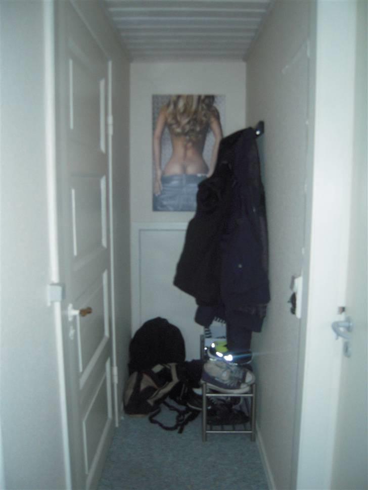 Lejlighed 2 - Dørene mellem soveværelse og toilettet, er der plads til jakker og sko. billede 5