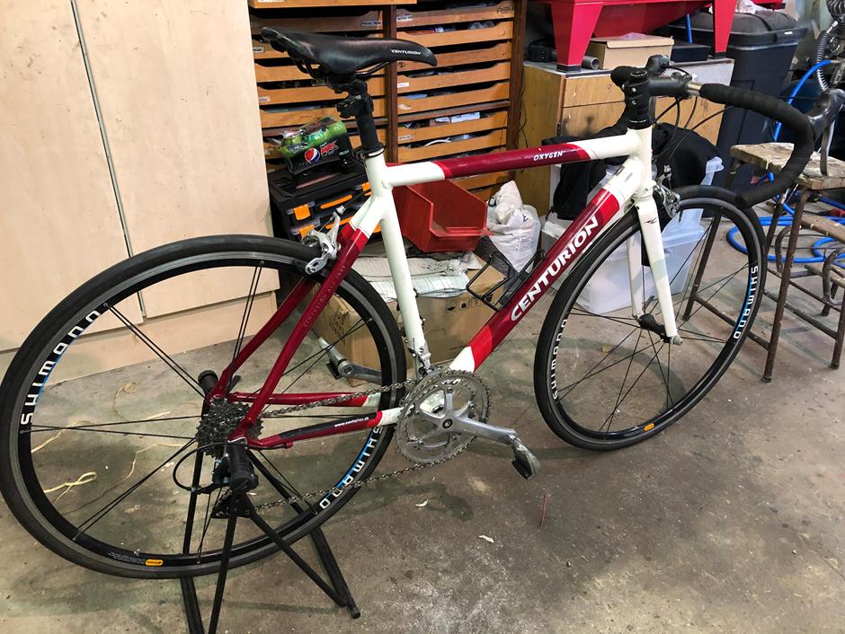 Vintercykel klar efter service