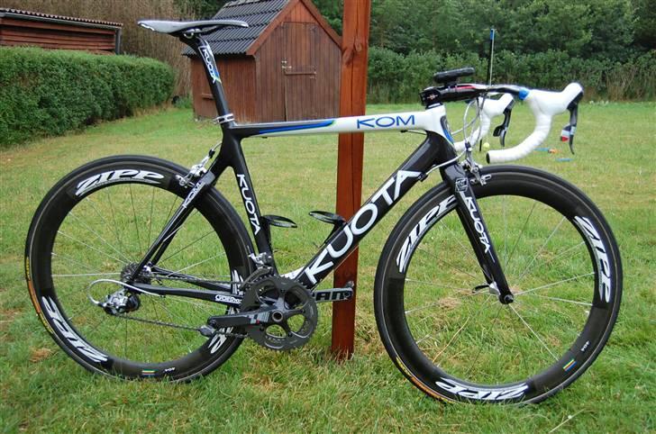 Mine cykler gennem tiden - 2008: Kuota kom, Sram Red, Zipp 404, Selle Italia SLR C64 carbon sadel, Garmin Edge 705 gps/cpu og Karbona integreret styr/frempind billede 18
