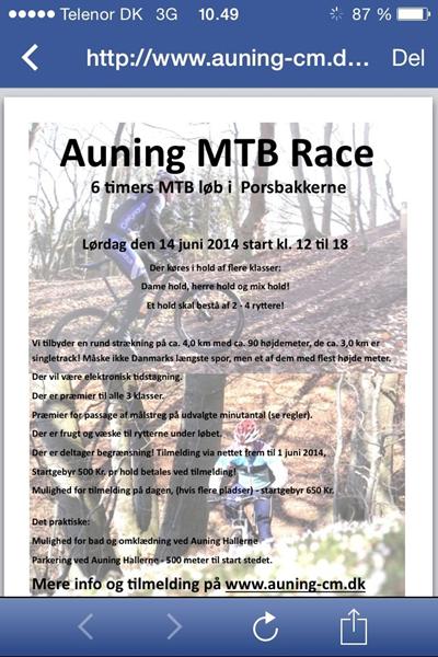 Mtb race 