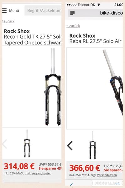 Rockshox forskel