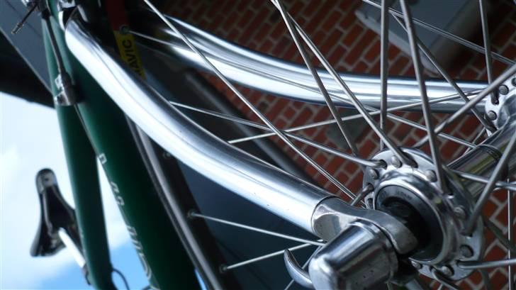 Principia RSL - Shimano 600 forgaffel, Fed i Sølv, passer til resten af gruppen og komponenter som F.eks Saddelpin, frempind, styr som også er i sølv. billede 13