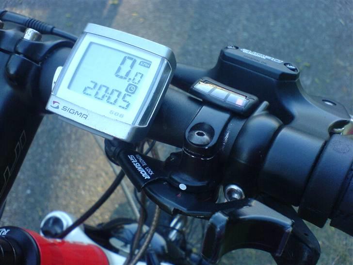 Fuji Tahoe Pro - Håndtag til at slå lock fra/til og Sigma BC506 cykelcomp. billede 11
