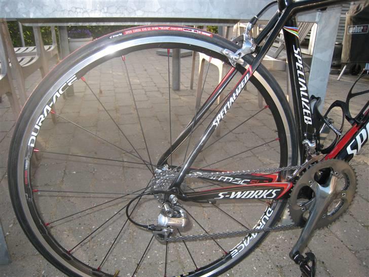 Specialized Tarmac SL2 S-Works - Shimano Dura Ace 7850 CL Clincher carbon/alu baghjul billede 2