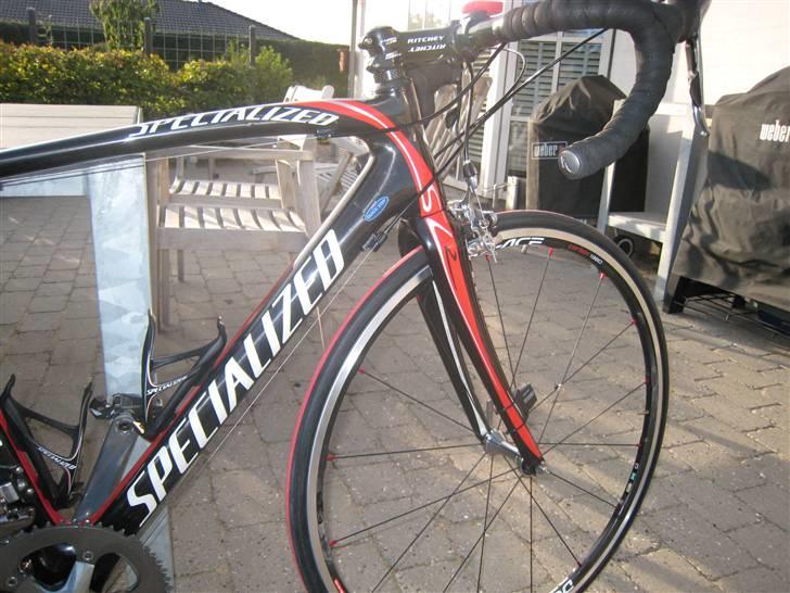 Specialized Tarmac SL2 S-Works - Shimano Dura Ace 7850 CL Clincher carbon/alu forhjul billede 3