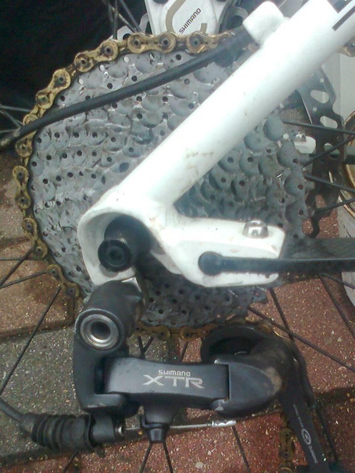 Viper Fugitif carbon flex solgt - Mit Shimano XTR gear, som bare fungerer 100% optimalt efter at have været en tur til justering hos Pauli cykler i Hillerød (lidt gratis reklame for verdens flinkeste cykelsmed) billede 15