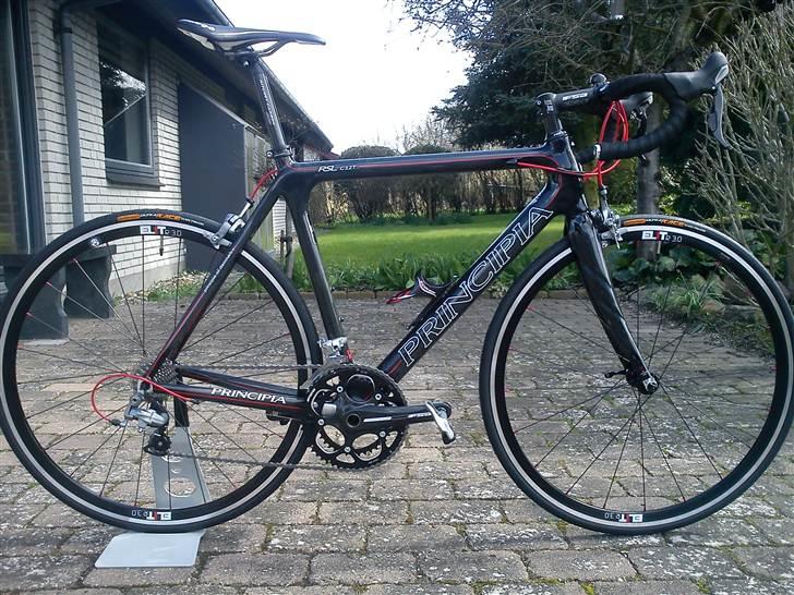 Principia RSL C12T 2010 - Weaved full monocoque carbon racercykel designet og håndlavet i Danmark. billede 1