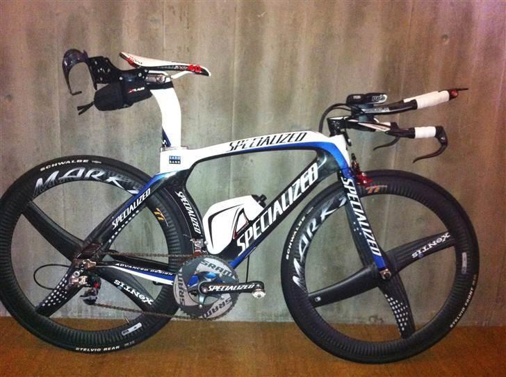 Specialized S-Works Transition - IM setup: Ny saddel: Prologo nago evo Tri40. Nyt styr, der er knapt så aggressivt: Pro Missile Evo. Nyt drikke system: Specialized virtue + Xlab superwing. Tager nogle bedre billeder senere. billede 5