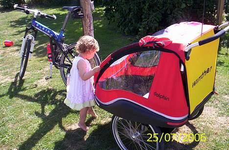 Klein mantra comp - efter uge 29´s cykelferie er ungerne helt vilde med traileren billede 7