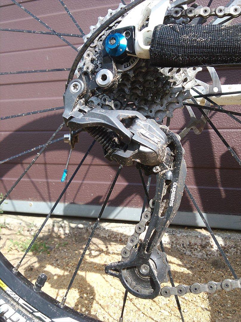 GT Zaskar Pro 2010 - Shimano SLX bagskifter, samt hollowpin kæde fra Sram, og Casettekrans. billede 7