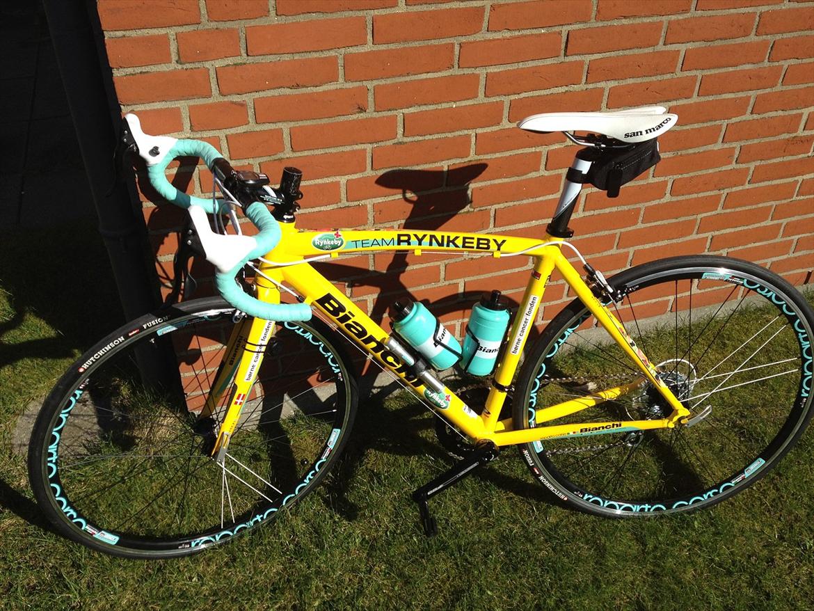 Bianchi Via Nirone 7 Team Rynkeby 2012 - SOLGT billede 3