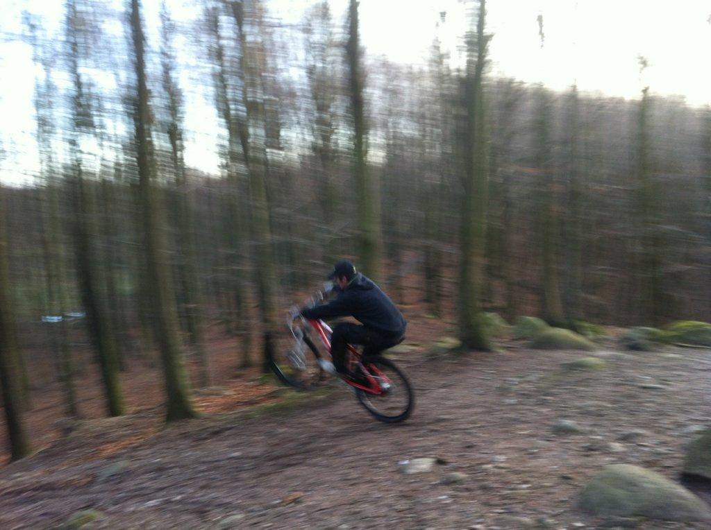 Univega HT510 - Fast downhill i sorø skoven billede 12