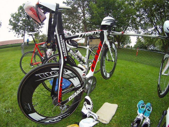 Giant Giant Trinity Advanced SL 2 - Race-setup til Randers triathlon 2012 billede 2