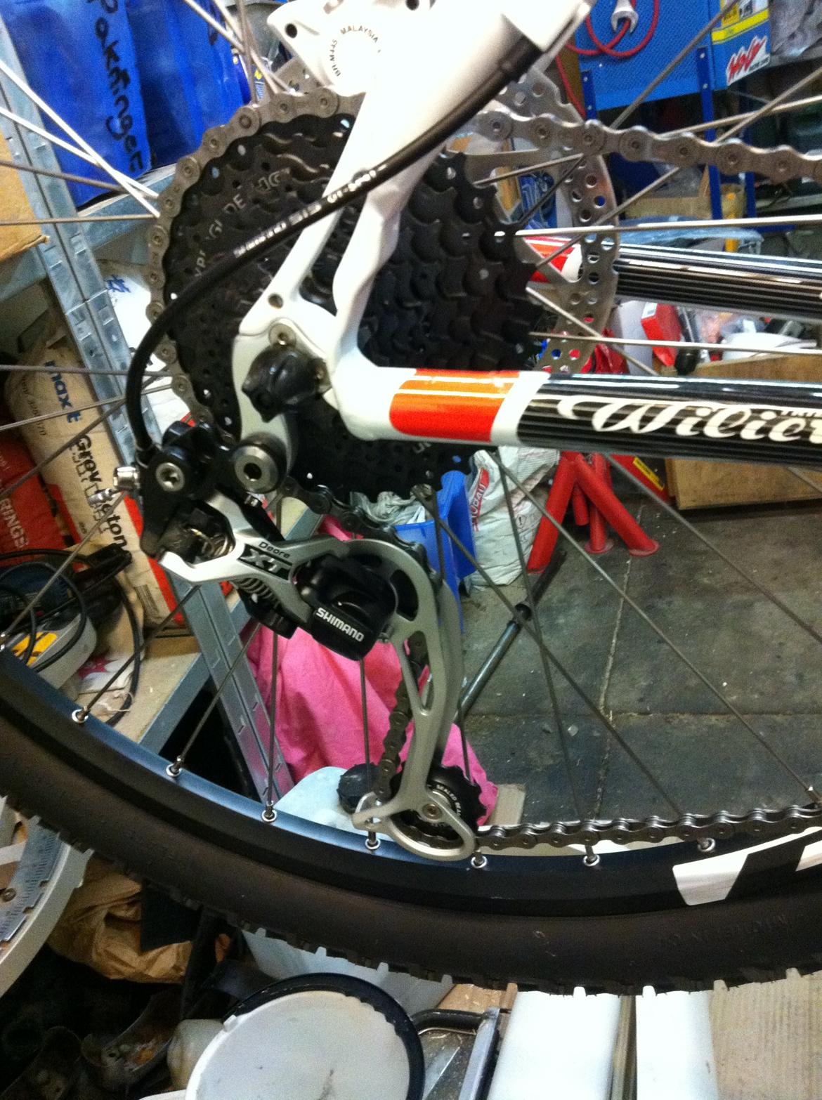 Wilier rossorubino - Wilier  rossorubino.
Shimano XT Deore billede 7