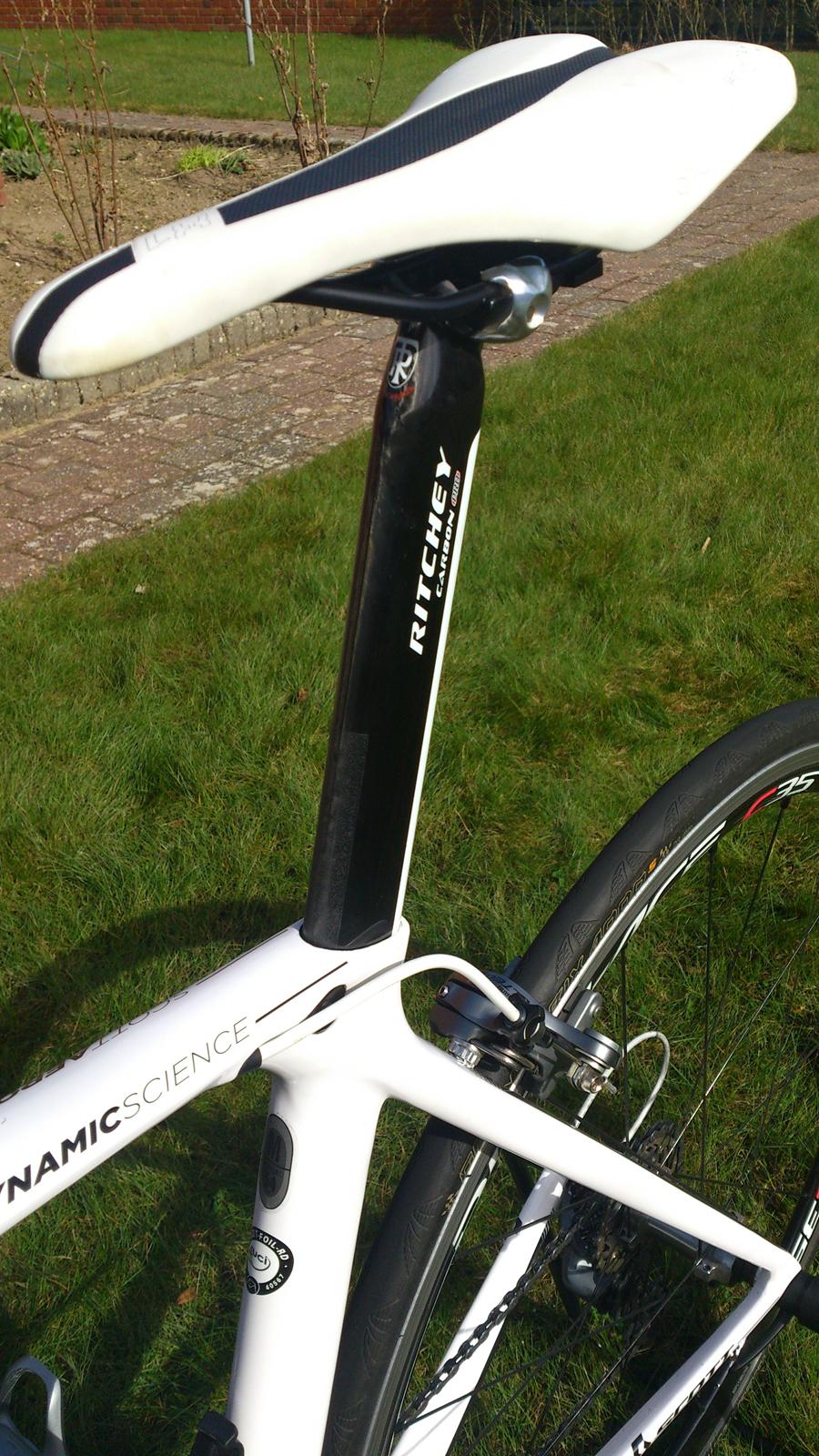 Scott Foil 10 - Aerodynamisk speciallavet Saddelpind fra Ritchey, som er den eneste Foil-modellerne kan bruges til. billede 3