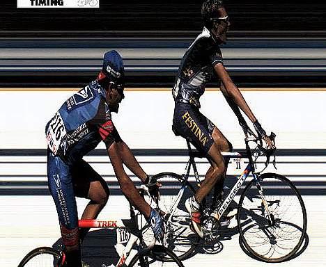 Peugeot TeamLine - Virenque vinder 6. etape af Dauphine Libere i ´98 på et tilsvarende stel billede 15