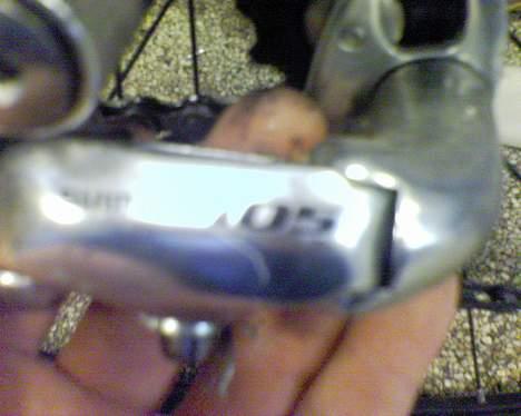 Bianchi Emporio Armarni - Min bagskifter er blever opgraderet til shimano 105 som ses her.. billede 4