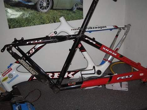 Trek 9.8 - Ramme som jeg har i overskud. Gammel digital online ramme.Det er faktisk Thomas Bonne gamle. billede 10