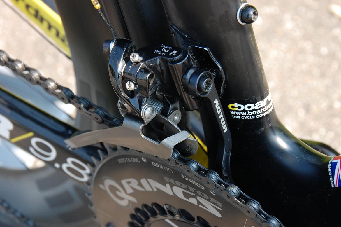 Boardman AiR 9.8 Elite - Forskifter: SRAM Red, Yellow Limited Tour Edition m. Rotor Chaincatcher billede 13