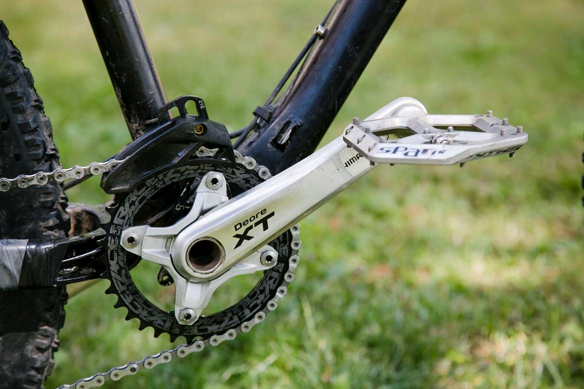 Transition Bandit - Race Face single speed 36T. E-thirteen SGS chain guide. Spank Spike pedaler. billede 2