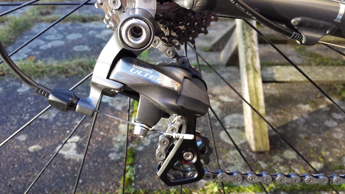 Principia Evolution SX - Shimano RD-6700 Ultegra Bagskifter i Glossy Grey, med BBB Aluboys Ceramic Pulley hjul billede 17