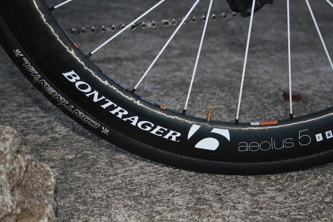 Trek Domane 6.9 - Bontrager aeolus 5 højprofilshjul billede 24