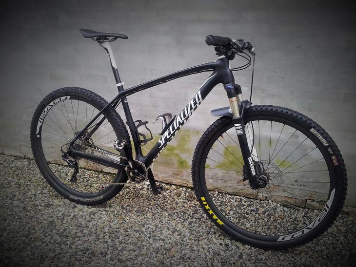 Specialized Stumpjumper Comp Carbon Mountain Har konverteret til