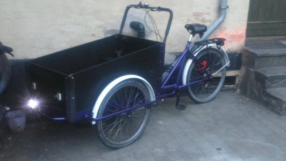 Christiania Bikes ladcykel - som den stod da jeg overtog den fra min far :) billede 5