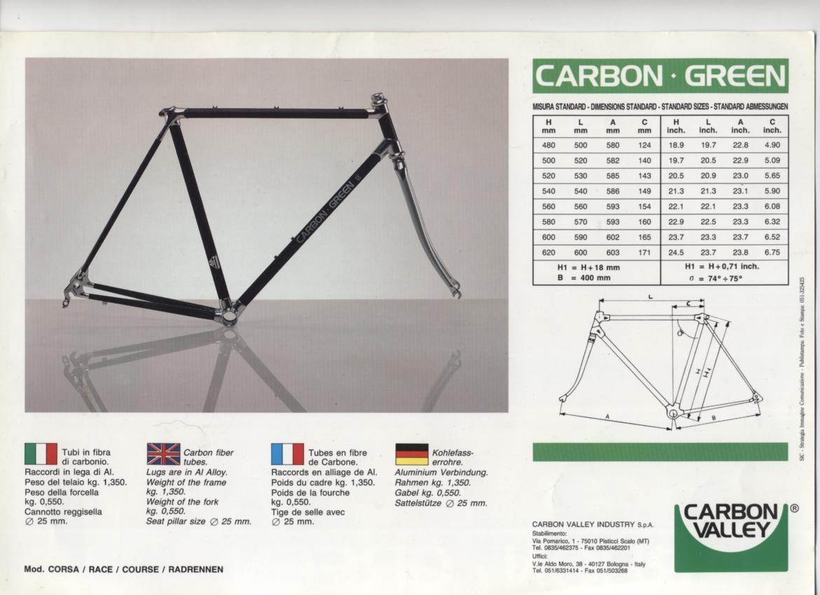 Carbon Valley Carbon Green 1992-93. #3 billede 5