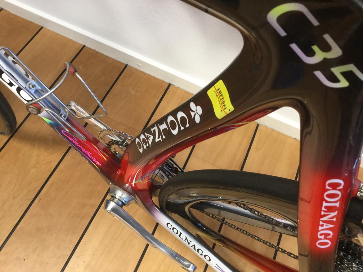 Colnago C35 Ferrari carbon fra start firserne. billede 14