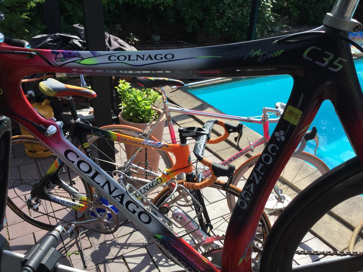 Colnago C35 Ferrari carbon fra start firserne. billede 19