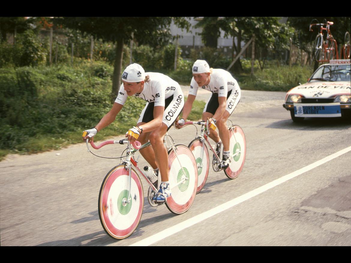 Colnago master krono tt stål ramme. billede 35